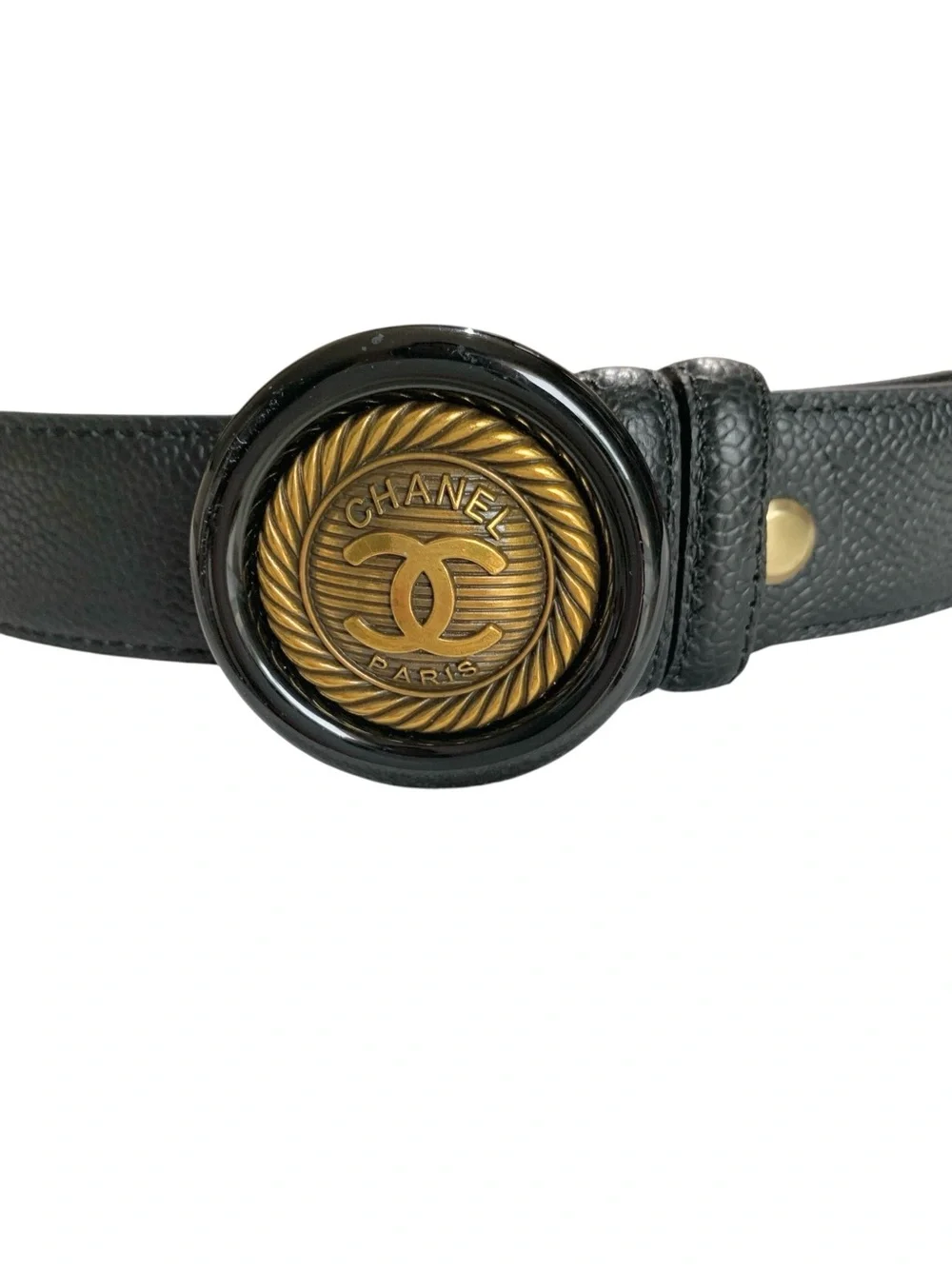 🖤 Black Leather Medallion Belt 🖤